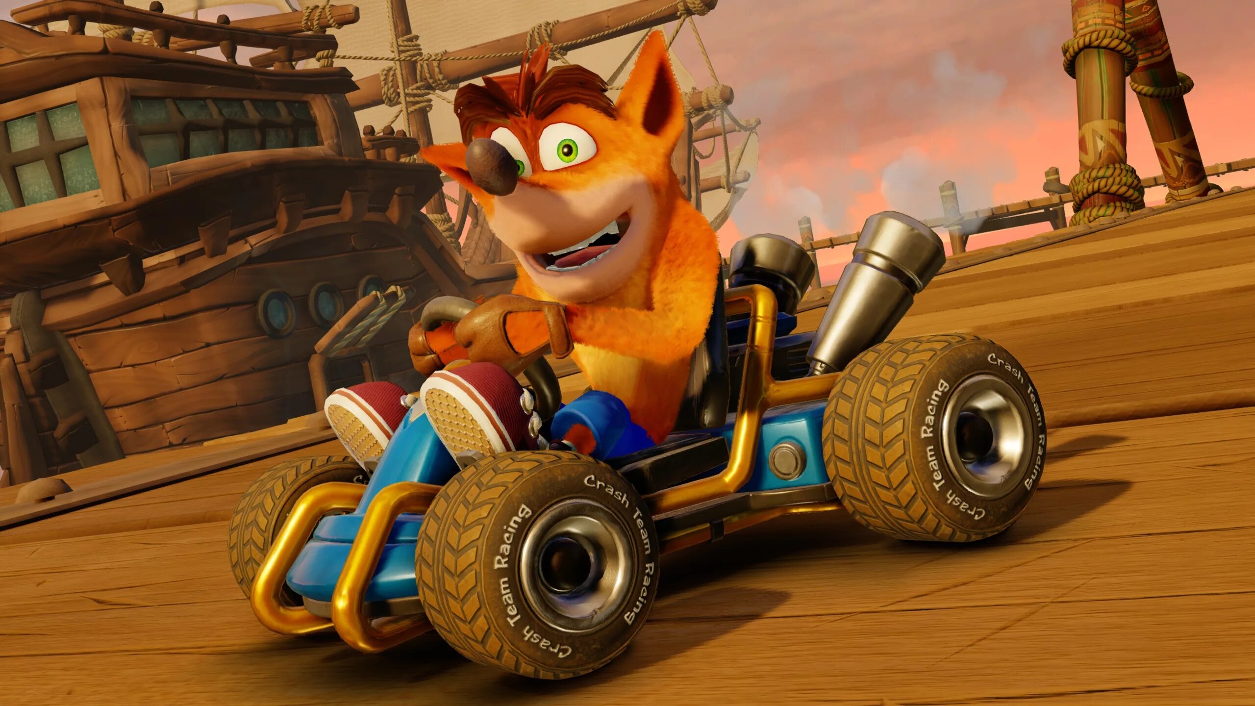 Crash Bandicoot гонки. Crash Team Racing Nitro. Крэш бандикут тим рейсинг.