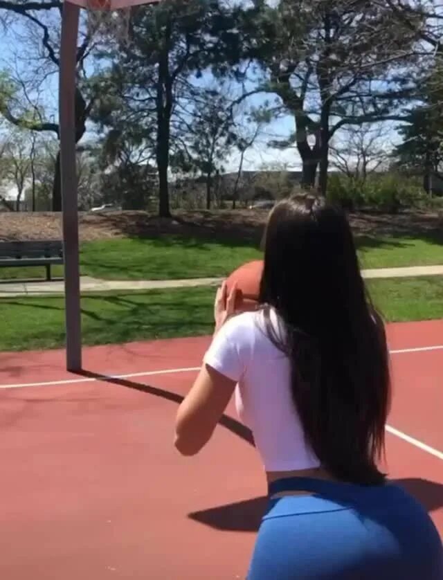 Lana Rhoades баскетбол. Hardcore pov ass