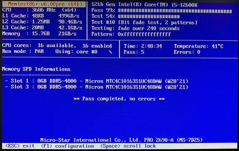 Memtest uefi
