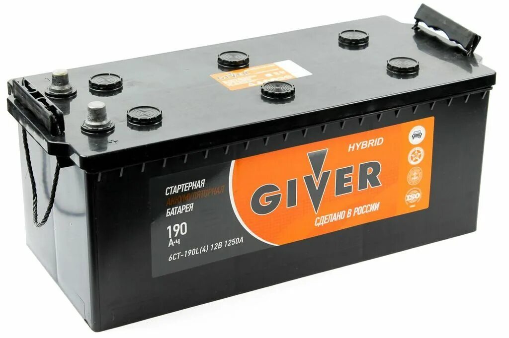 Аккумулятор 6ct. Аккумулятор 6ст 190 giver. аккумулятор giver hybrid 6ст - 190 росс.конус. аккумулятор giver hybrid 6ст - 190 евро конус. аккумулятор giver hybrid 6ст - 190.