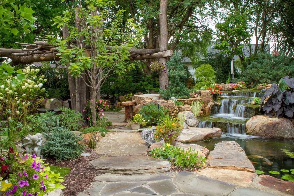55+ The Rock Garden Design Ideas For Exciting Garden Backyard garden design, Bac