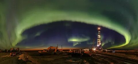 полярное сияние нефтяная компания