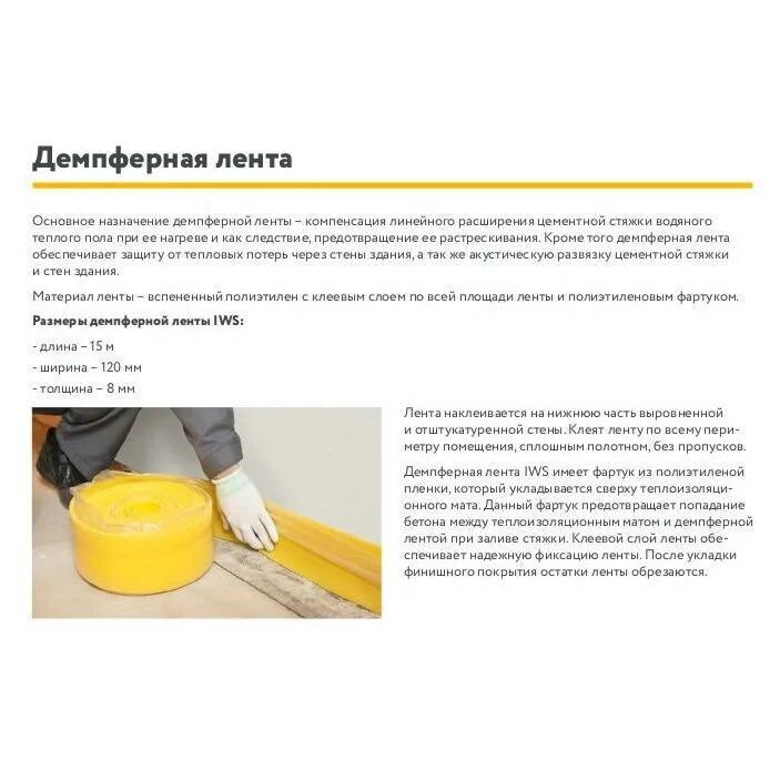 Без демпферной ленты. Крепление демпферной ленты для стяжки пола.