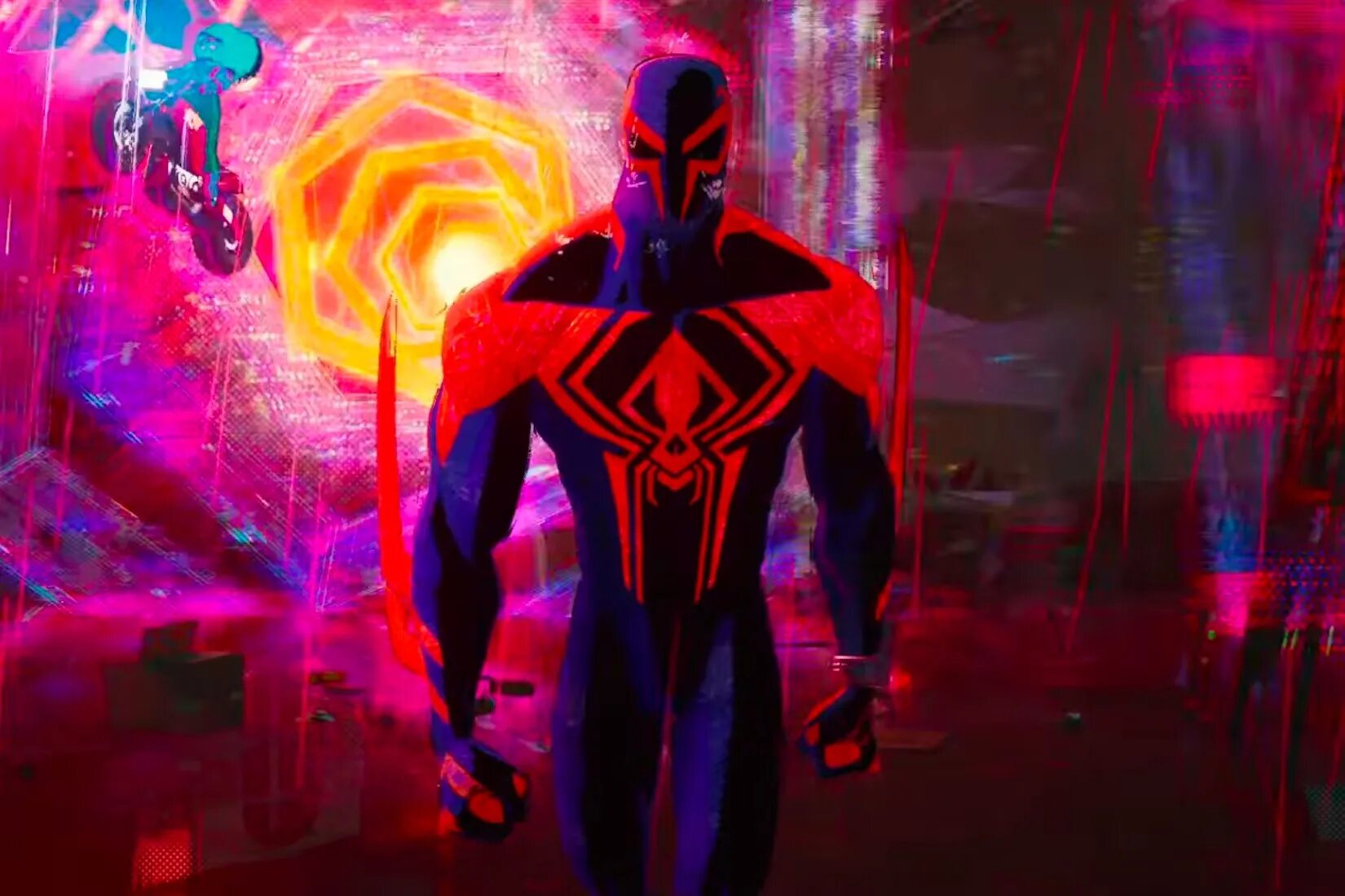 Spider man 2099 across the Spider Verse. Spider-man 2099 Мигель о'Хара. Мигель Охара человек паук 2099. Человек паук 2099 Мигель о Хара. Человек паук паутина вселенных на русском языке