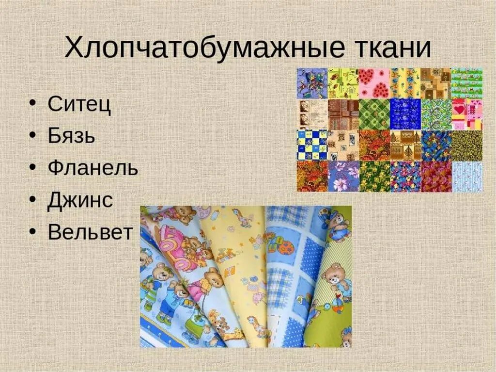 Хлопчатобумажные ткани презентация. Ткани технология. Коллекция хлопчатобумажных тканей по технологии. Хлопчатобумажная ткань 5 класс