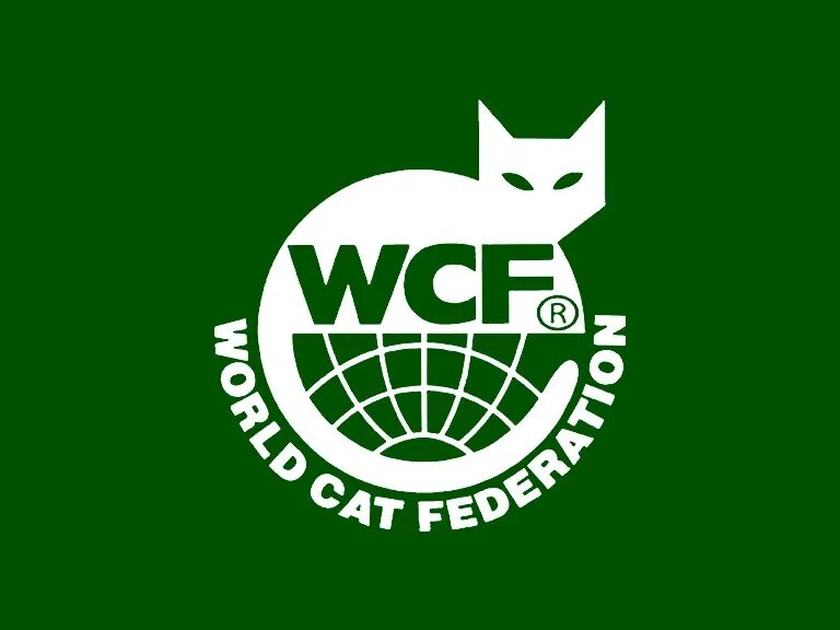 Всемирная Федерация кошек. WCF логотип. WCF кошки. Фелинологическая система WCF.