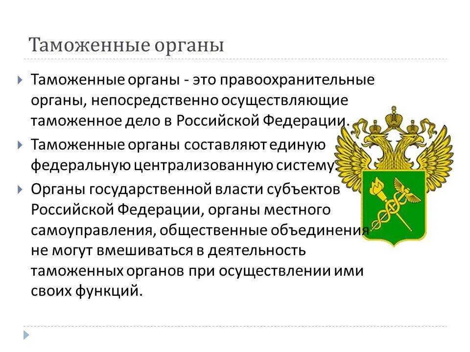 Фтс россии что это. Таможенные органы. Таможенные органы для презентации. Функции правоохранительной деятельности таможенных органов. Таможенные органы РФ презентация.