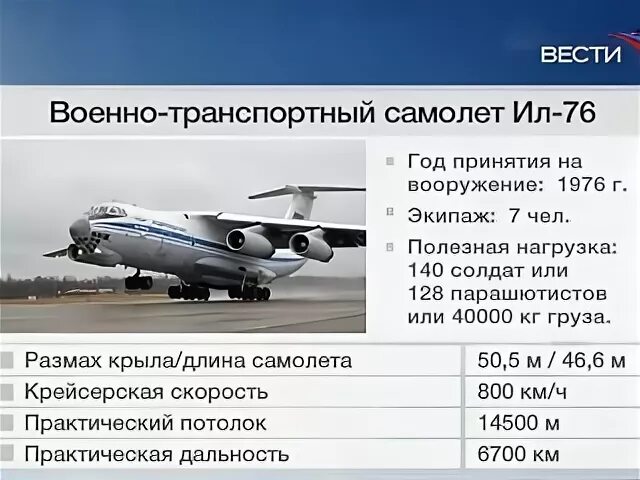 Ил 76 характеристики