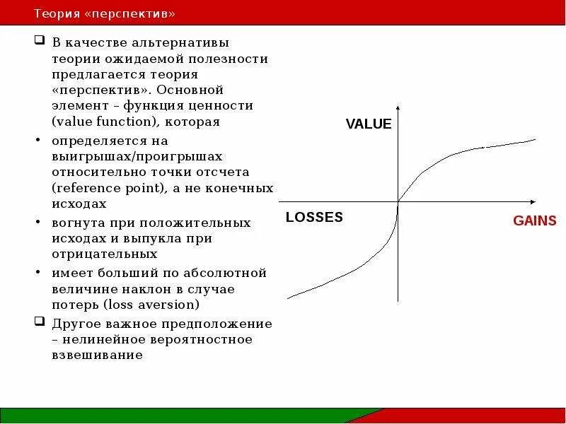 Функция ценности канемана тверски. Эффект неприятия потерь. Теория перспектив канемана и тверски. Теория перспектив канемана и тверски. Теория перспектив канемана и тверски.