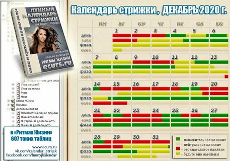 лунный календарь стрижек и окрашивания октябрь 2024