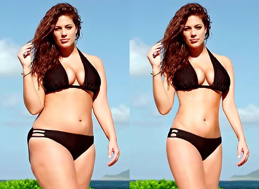 Похудеашая эшли грехем. Похудевшие модели. Фигура до и после похудения. Полная и худая женщина. Плюс сайз эшли грэм похудела.