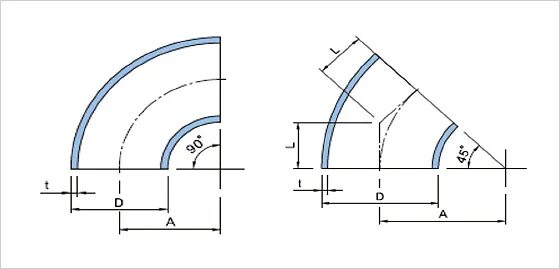 45 градусов отвод лонг радиус. Развертка отвода 630*820. С. Радиус 45 градусов. Радиус 45 градусов.