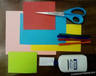 Поделки из клеящей бумаги