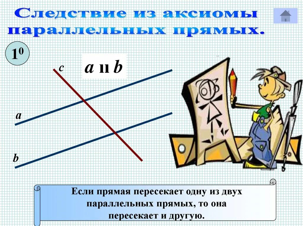 Две параллельные прямые пересекают. 2 Параллельные прямые пересекаются. Две прямые параллельны если. Прямая пересекающая две параллельные прямые.