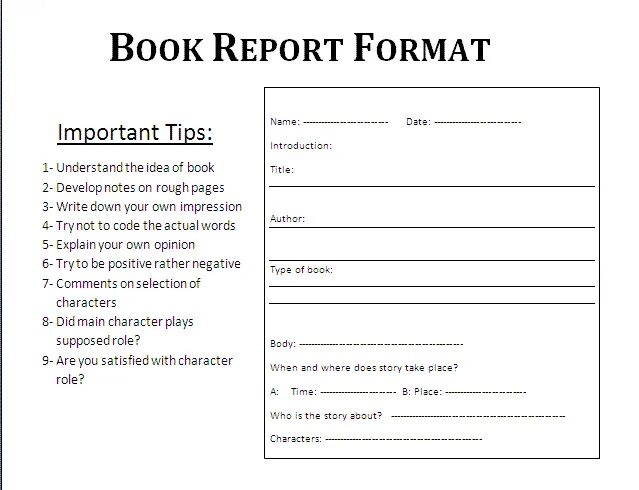 Format import