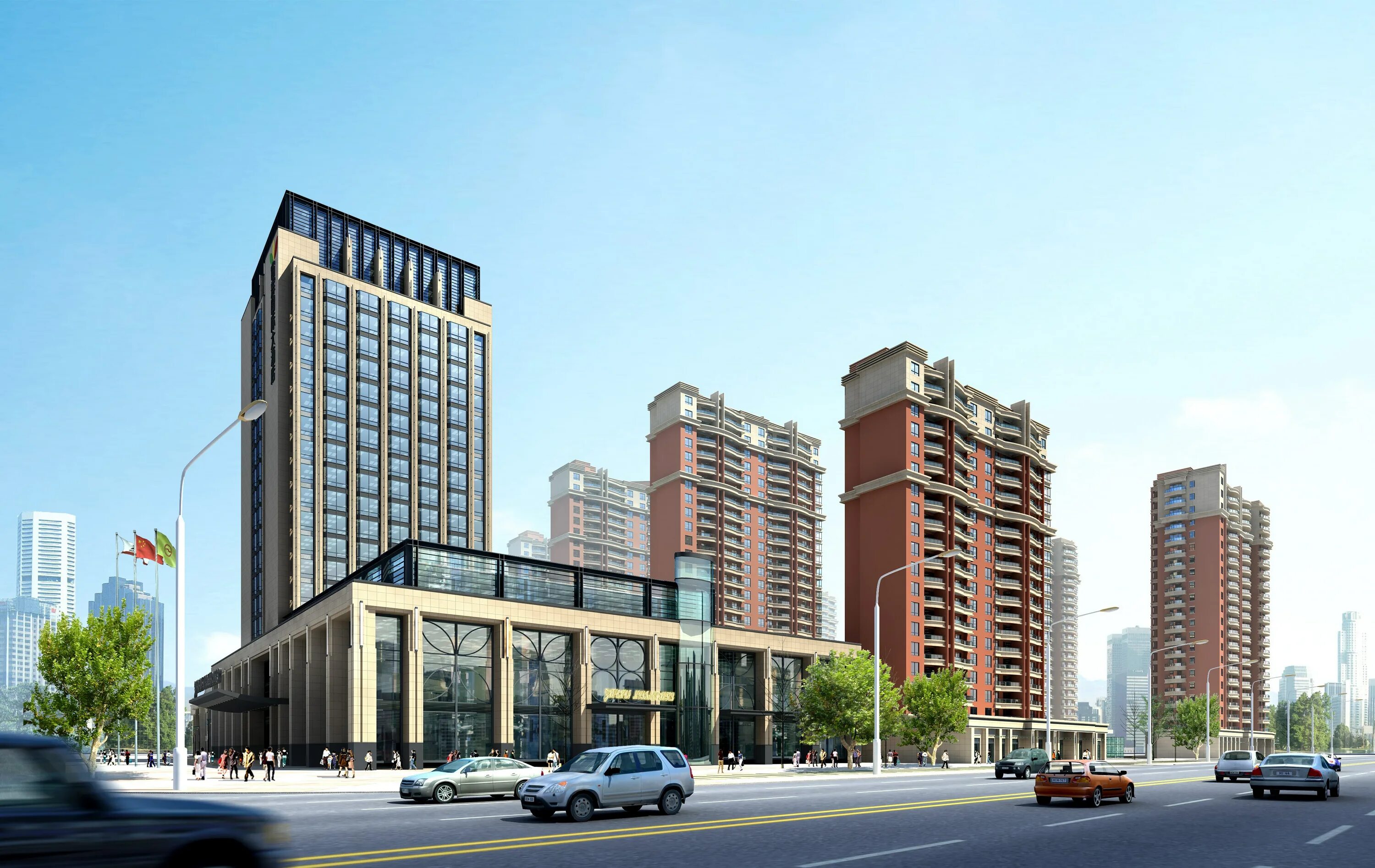 Фон 3 макс. Бэкграунд город 3ds max. городская застройка. панорама города для 3дмакса. панорама города для визуализации.