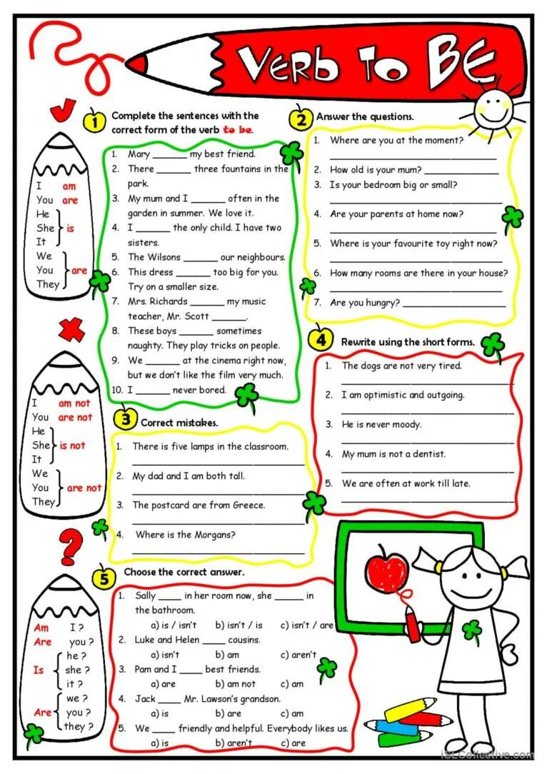 Was were worksheets pdf. To be в английском языке worksheets. глагол to be worksheets. verb to be задания. глагол to be exercises for kids.