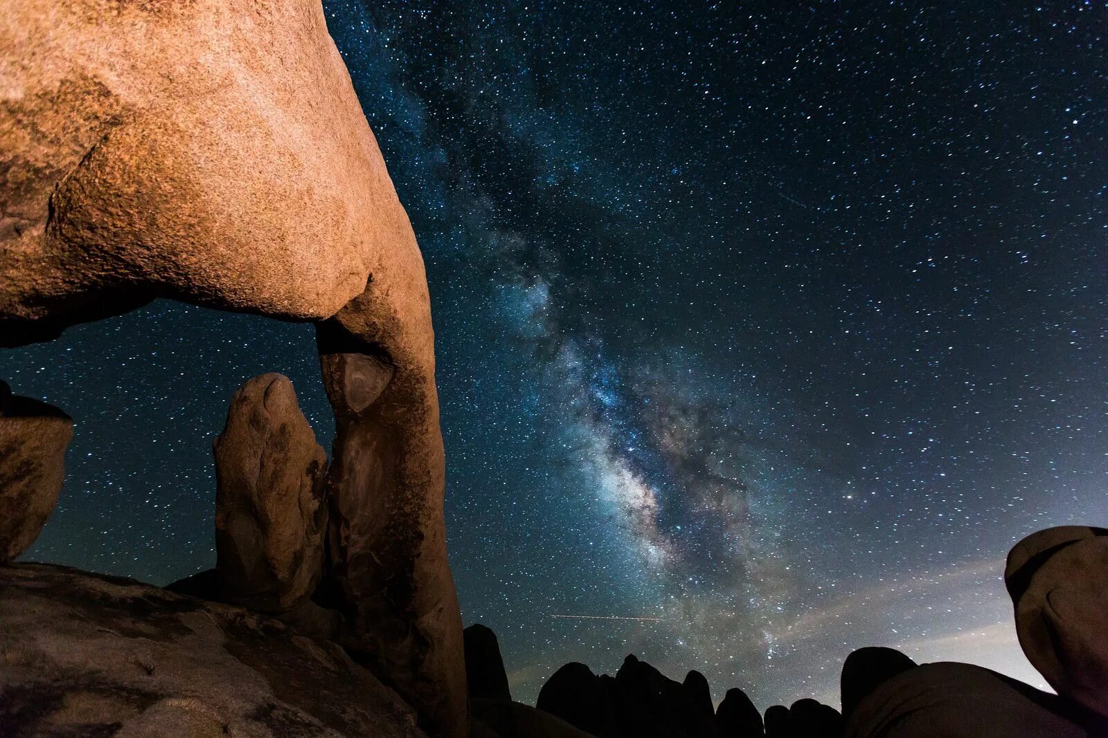 Under the milky way. Under the milky way