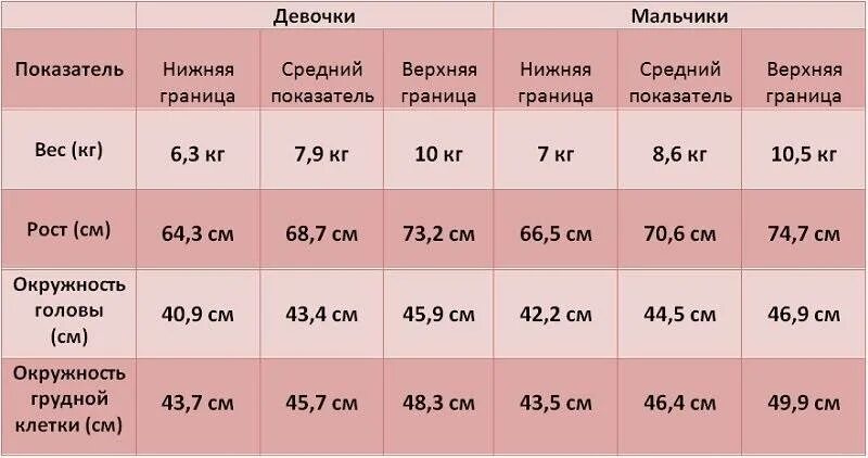 Сколько должен весить ребёнок в 6 месяцев девочке. Нормы веса и роста ребенка в 6 месяцев. Сколько должен весить ребёнок в 5 месяцев мальчик. Норма веса 8 месячного ребенка мальчика.