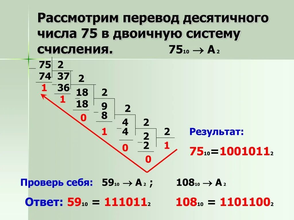 Переведи данное десятичное число в двоичную. Числа от 1 до 10 в двоичной системе счисления. Переведите числа из двоичной системы в десятичную. Перевести из двоичной в десятиричнуюсистему счисления. Переведите число 75 из десятичной системы счисления в двоичную.