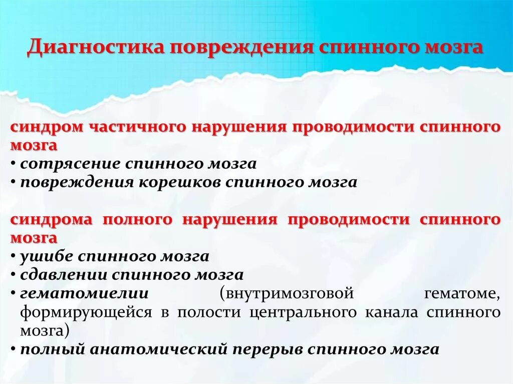 Диагноз после травмы. Диагностика спинного мозга. Диагноз повреждение спинного мозга. Спинальная травма диагностика. Ушиб спинного мозга диагноз.