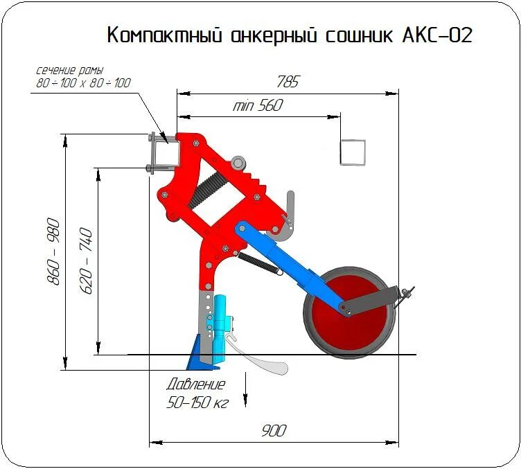 Анкерный сошник