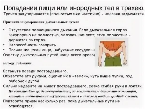 Кусок в горло не лезет значение. Первая помощь при попадании инородного тела в гортань. при попадании инородного тела в дыхательное горло. оказание первой помощи при попадании инородного тела в трахею. пища попала в дыхательные пути.