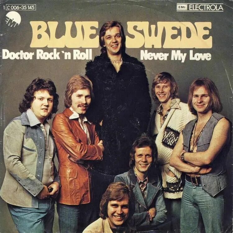 Hooked on a feeling. Blue swede band. blue swede hooked on a feeling. обложка альбома blue swede - hooked on a feeling. blue swede - hooked on a feeling (1968).