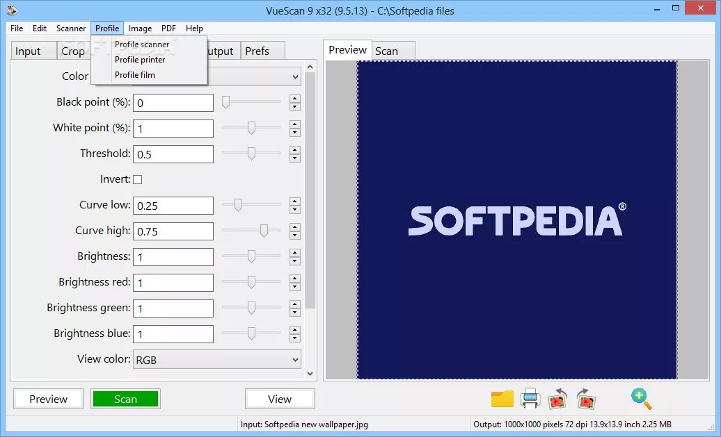 Profile scan. Vuescan. vuescan pro. vxscan программа. scanviewer скрин.