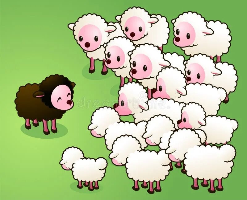 Портит стадо. Паршивая овца в стаде. Чёрная овца в семье. Блеяние овцы. Овцы стадо мультяшные.