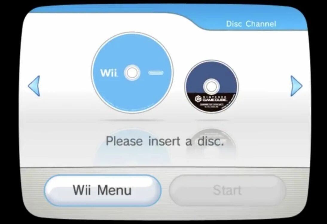 Please channel. Wii menu. wii disc channel. wii u disk. wii u optical disc.