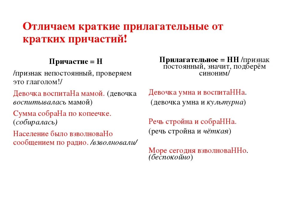 Как отличить причастие от прилагательного 7 класс. Отличить краткое прилагательное от краткого причастия. краткое причастие от краткого прилагательного. краткое прилагательное от краткого причастия. как отличить краткие причастия от кратких прилагательных.
