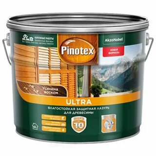 Pinotex влагостойкая защитная лазурь для древесины