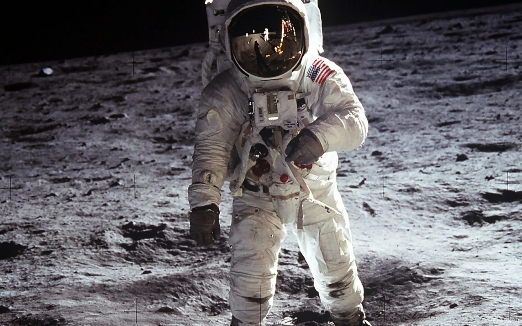 Armstrong on the moon