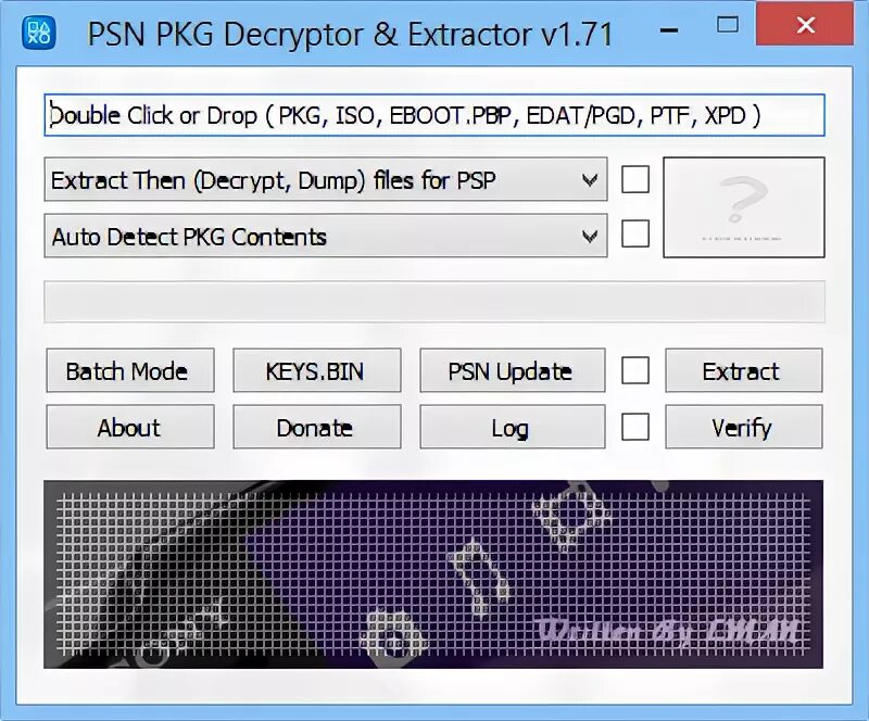 Easy pkg Extractor. Pkg3.006GAA download. EBOOT. How to decrypt EBOOT.,bin for Vita games. Файл pkg ps3