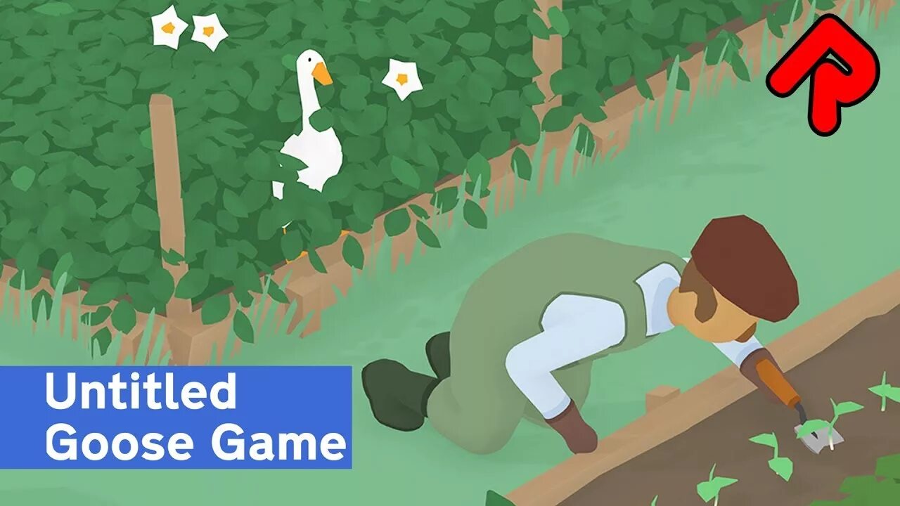 Untitled goose как заставить садовника надеть шляпу. Untitled игра. goose game. untitled goose game геймплей.