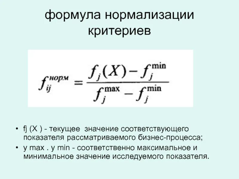 Функция нормализации