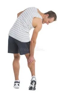 He hurt his leg when he