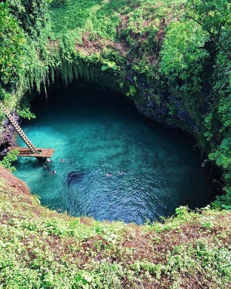 Места которые я хочу посетить. Остров Уполу Самоа. То-Суа, природный бассейн на острове Уполу, Самоа. Озеро то-Суа, Лотофага, Самоа. Озеро то Суа Самоа.