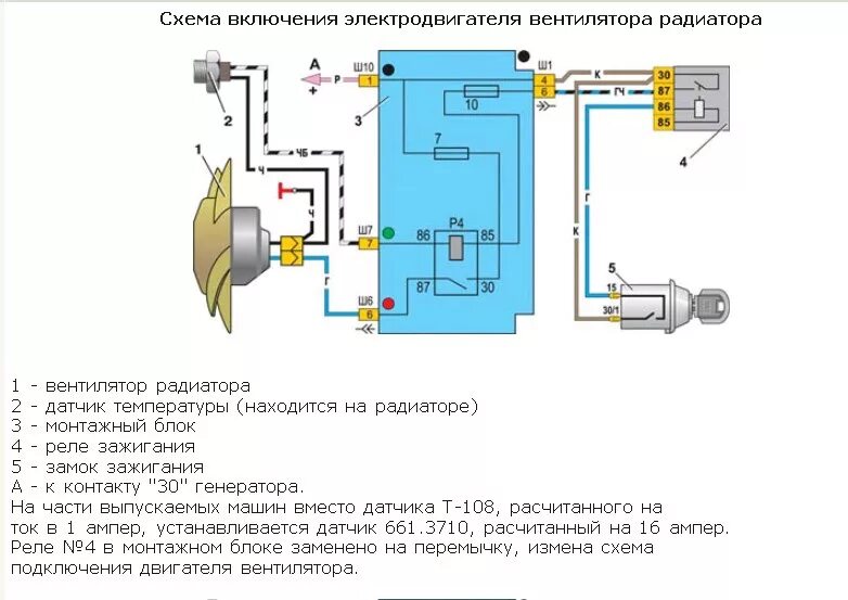 Почему часто срабатывает вентилятор охлаждения. Вентилятор охлаждения радиатора ВАЗ 2105 схема подключения. Схема включения вентилятора ВАЗ 2105 инжектор. Схема подключения вентилятора охлаждения ВАЗ 2105 карбюратор. Схема подключения вентилятора ВАЗ 2105 карбюратор.