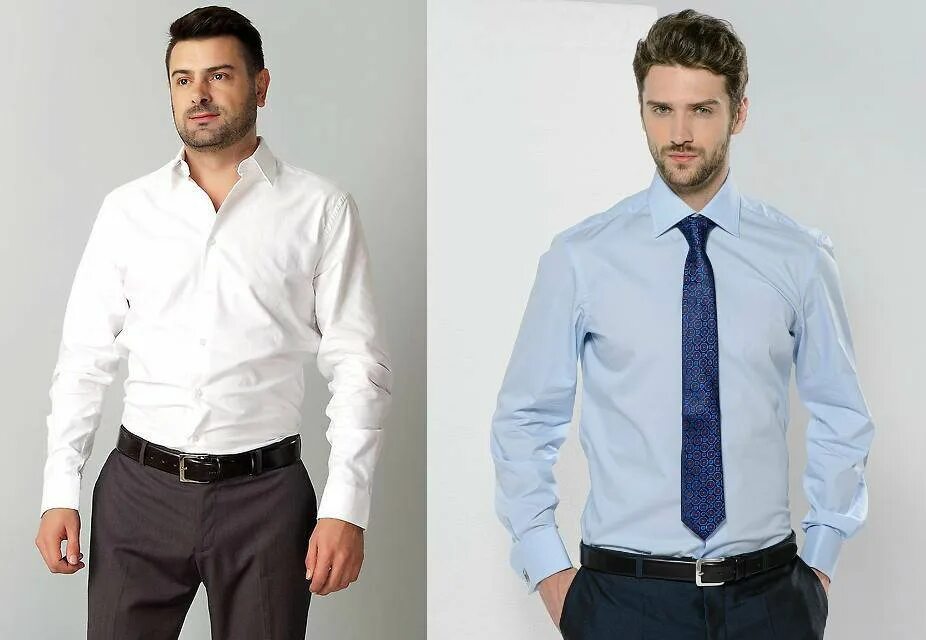 Правильно выбрать рубашку. Рубашка мужская. Сорочка мужская классическая. Классическая рубашка. Рубашка заправленная в брюки мужские.