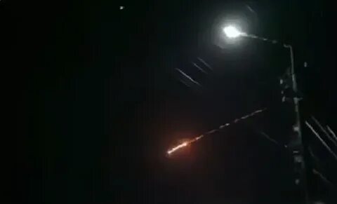 Сбитая ракета в ростовской