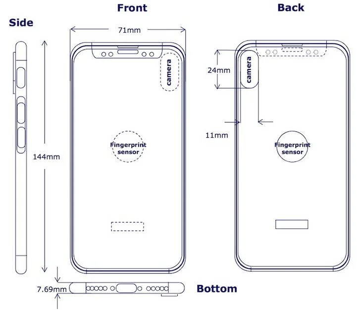 Размеры телефонов iphone. Айфон 8 чертеж. Айфон 10 Размеры. Айфон 10 габариты. Iphone 10 габариты.