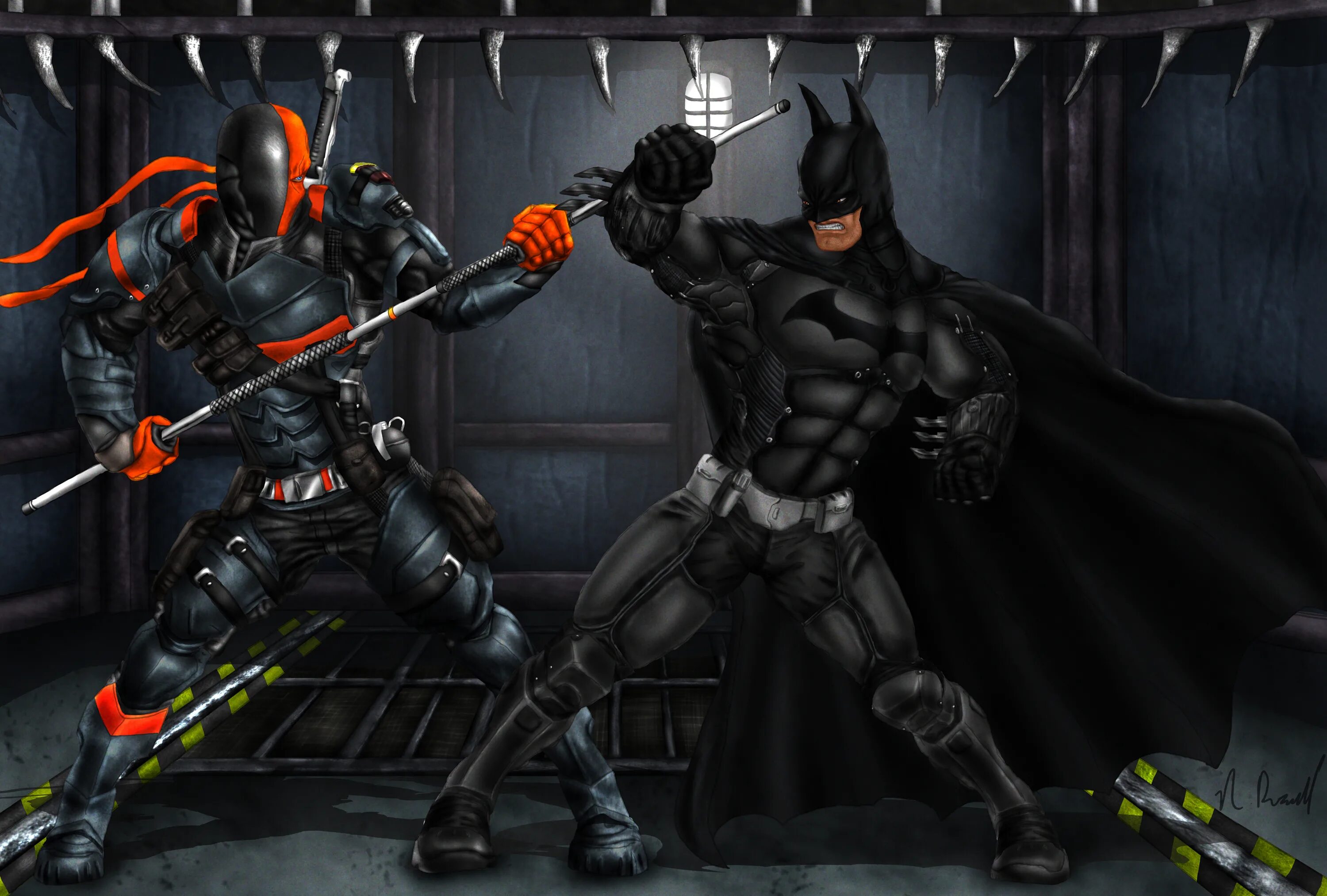 Дэфстроук Бэтмен Аркхем. Бэтмен Аркхем ориджин Batman vs Deathstroke. Batman Origins Дефстроук. Бэтмен против Дефстроука 2013.