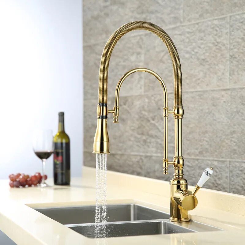 Смеситель кухонный высокий. Kitchen Faucet смеситель для кухни. Смеситель для кухни с гибким изливом Deko Kitchen Faucet 202, золотой. Смеситель для кухни migliore cucina Queen однозахватный, с выдвижным изливом. 9194 Boou Faucet смеситель для кухни двойной ручкой.