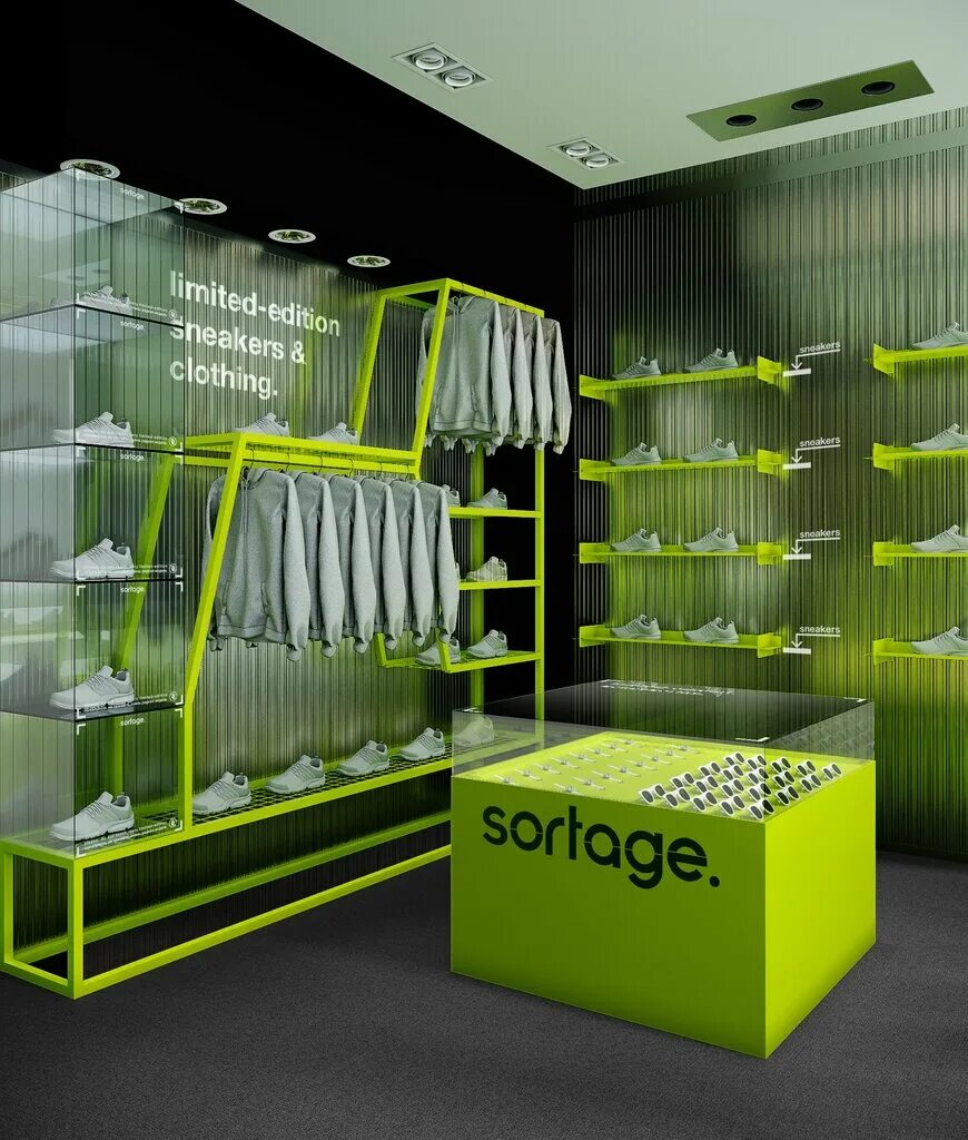 дизайн фитнес студии. концепт стор. новый дизайн. стойка ресепшн сдэк. Sortage.