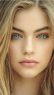 Blonde blue eyed girl