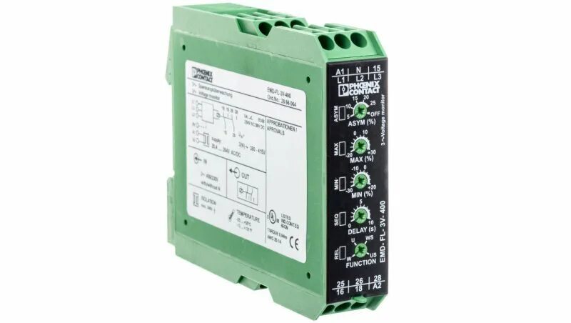 Реле контрольное EMD-FL-3v-400 2866064. EMD-FL-3v-400. Реле EMD-FL-V-300. Реле Phoenix contact EMD-FL-3v-400 28660. 3.3 fl