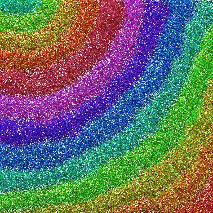 Разноцветное блестящее