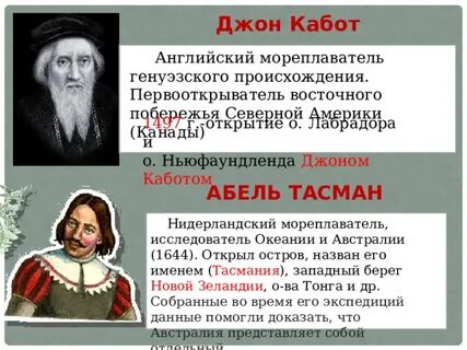 Джон кабот что открыл